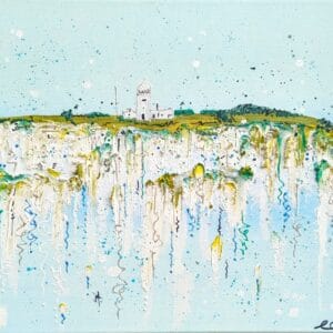 Dover Lighthouse on the cliffs